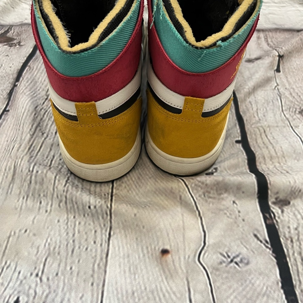 AIR JORDAN 1 Colorful High-Top Sneakers - Picture 4 of 8